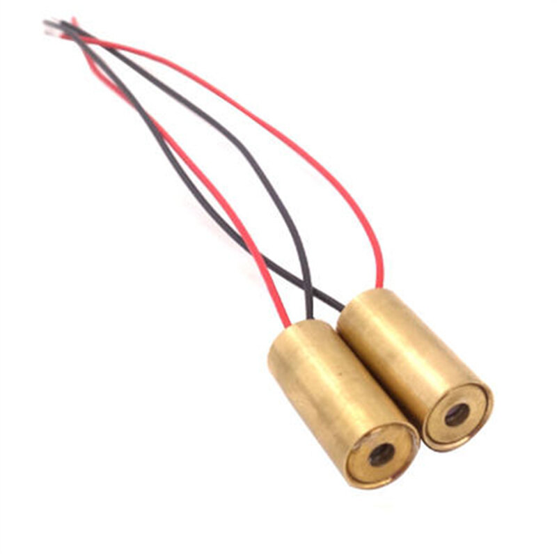 Đầu Laser 650nm 9Mm 3V 50MW Mô Đun Điốt Chéo Laser Đầu Đồng Đỏ
