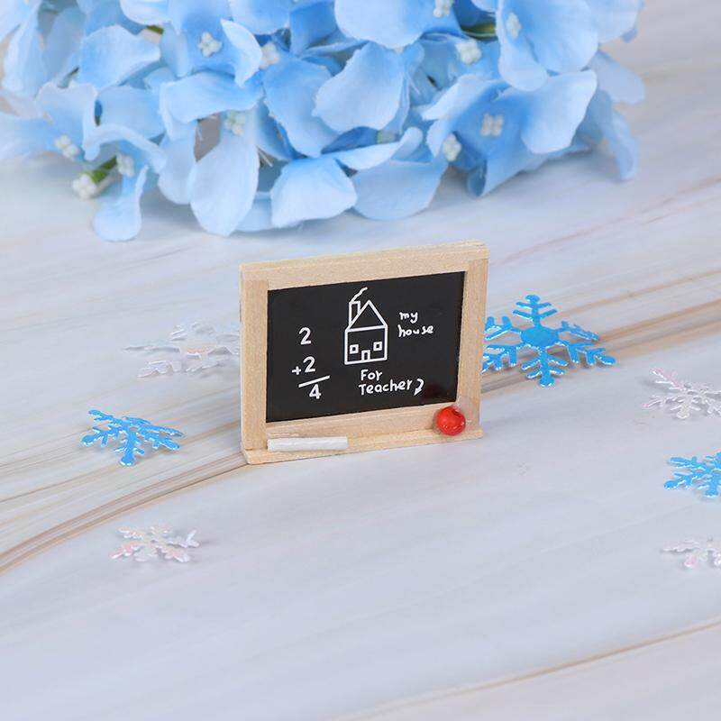 1Pc Mini Chalkboard Model Dollhouse Miniatures 1:12 DIY Kid's Room Accessories