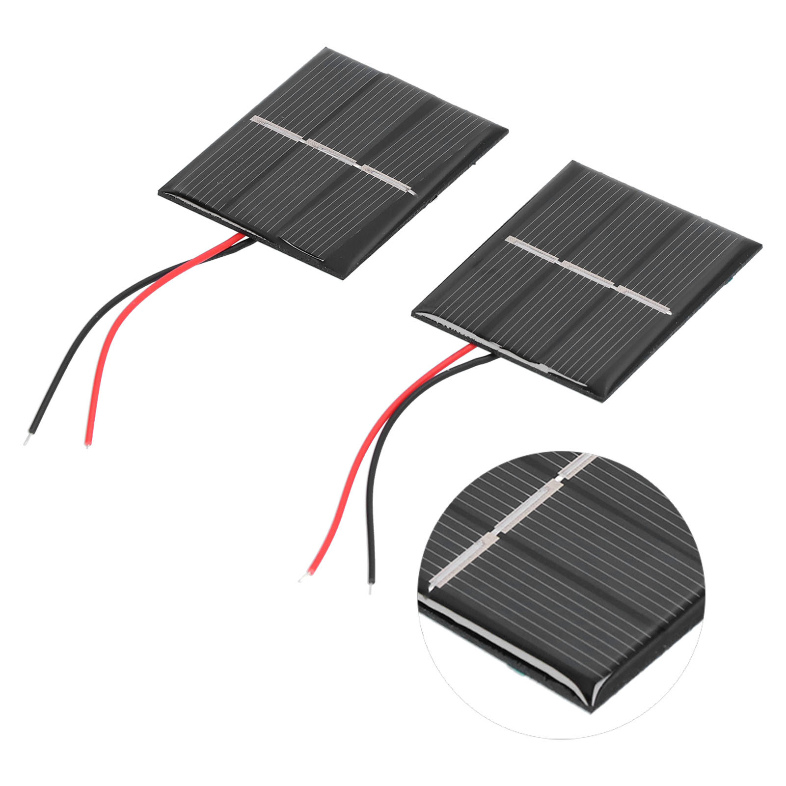Jianak 2 Tấm Pin Năng Lượng Mặt Trời Pin Năng Lượng Mặt Trời Có Keo Polysilicon Micro Mini 43X55Mm