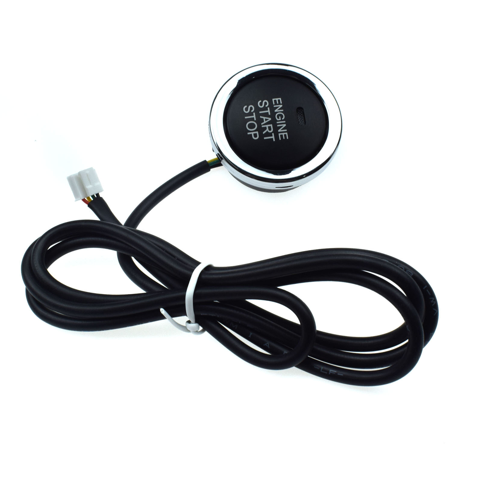 Universal Keyless Engine Ignition Start/ Stop Switch Push Start Keyless Switch with Wire for Chevrolet Honda LT0698