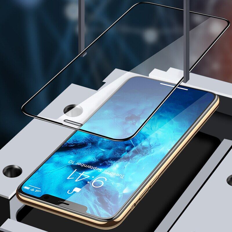 Hoce mobile phone screen protector for iphone 13 12 mini 11 pro xs max xr se 1-2pcs glass protector for iphone x xs 7 8 6 6s tempered glass front film