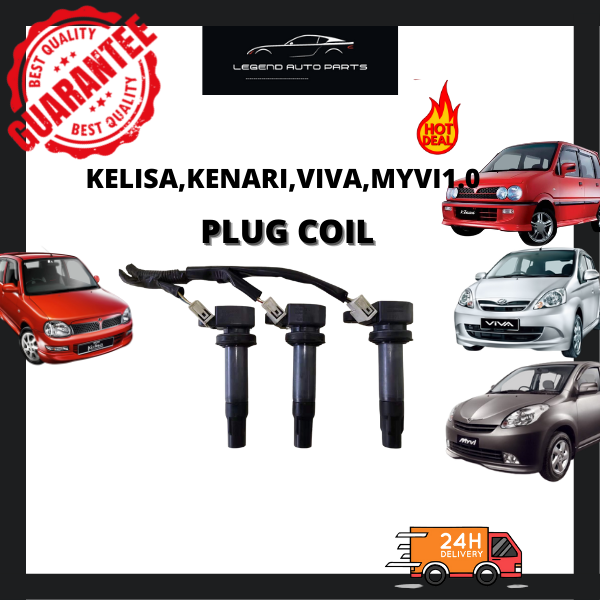 Perodua Kelisa/Kenari/Viva/Myvi 1.0 Plug Coil (DIAMOND) Lazada