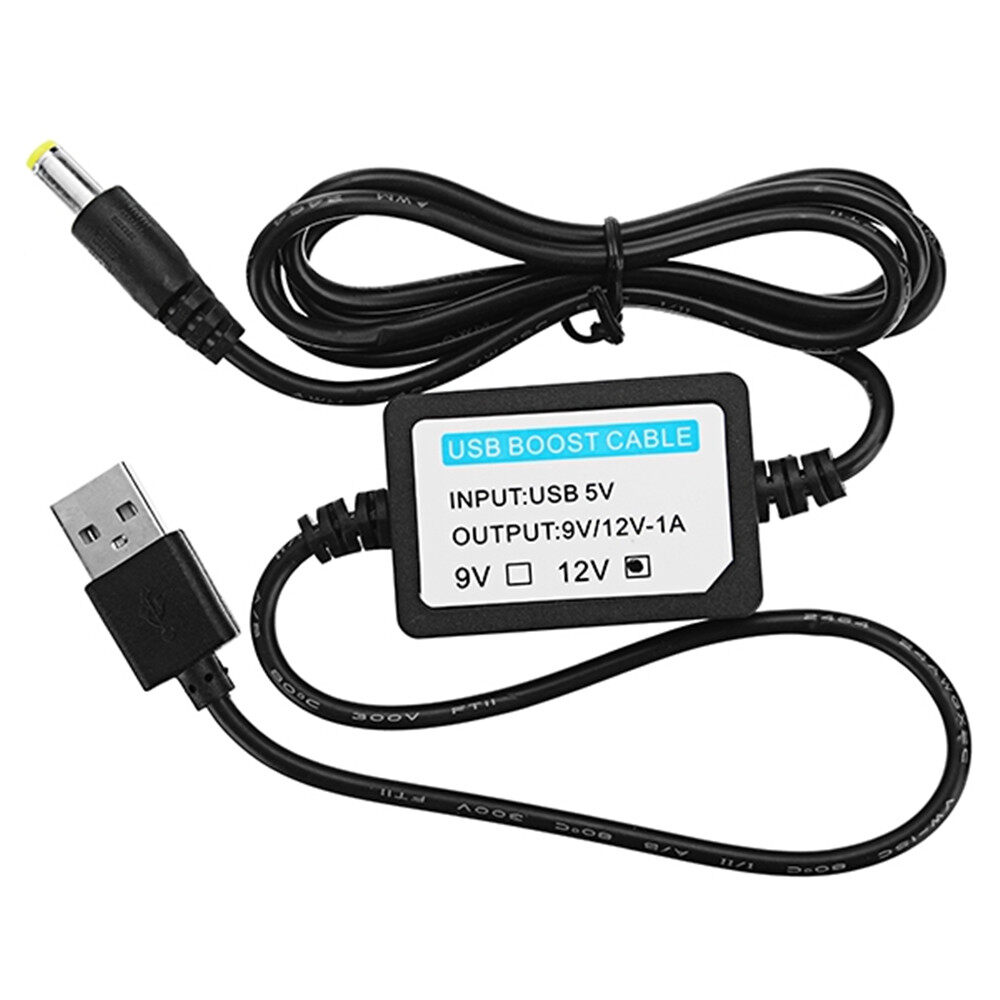1 * Mô-đun Dây Nguồn Thực Tế 1.3 Mét 1A USB Boost Line DC 5V Đến 12V Bước Lên Mô-đun Chuyển Đổi Cáp Tăng Cường