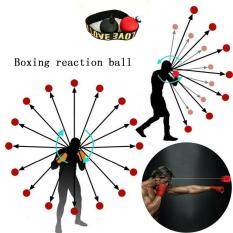 Boxing Punch Tập Thể Dục Chống Bóng Với Băng Đầu Cho Hộp Đào Tạo Phản Xạ Tốc Độ