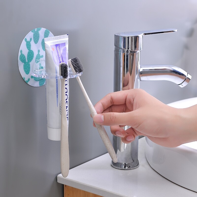 Giá Để Bàn Chải Đánh Răng Hút Mạnh Giá Để Kem Đánh Răng Giá Để Máy Cạo Râu Hộp Đựng Bàn Chải Đánh Răng Dụng Cụ Sắp Xếp Phụ Kiện Phòng Tắm