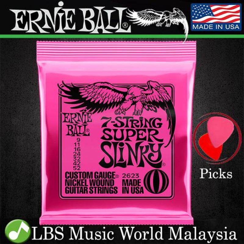 Ernie Ball 2623 7 String Nickel Wound Electric Guitar String (9-52) Malaysia