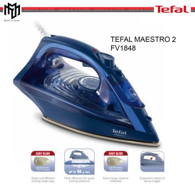 Tefal FV1848 Steam Iron Maestro 2 Blue 40g/min