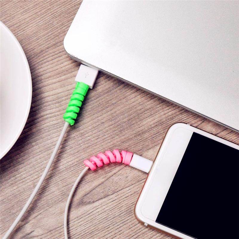[Allmobiles] 6 Miếng Bảo Vệ Dây Cáp Sạc USB Tương Thích Với iPhone Lightning
