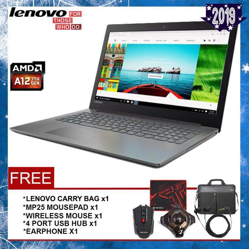 LENOVO IdeaPad 320-15ABR Notebook/Laptop (AMD QUAD CORE A12-9720P/4GB/1TB/15.6/M530-GRAPHIC/WIN10) - Platium Grey Malaysia