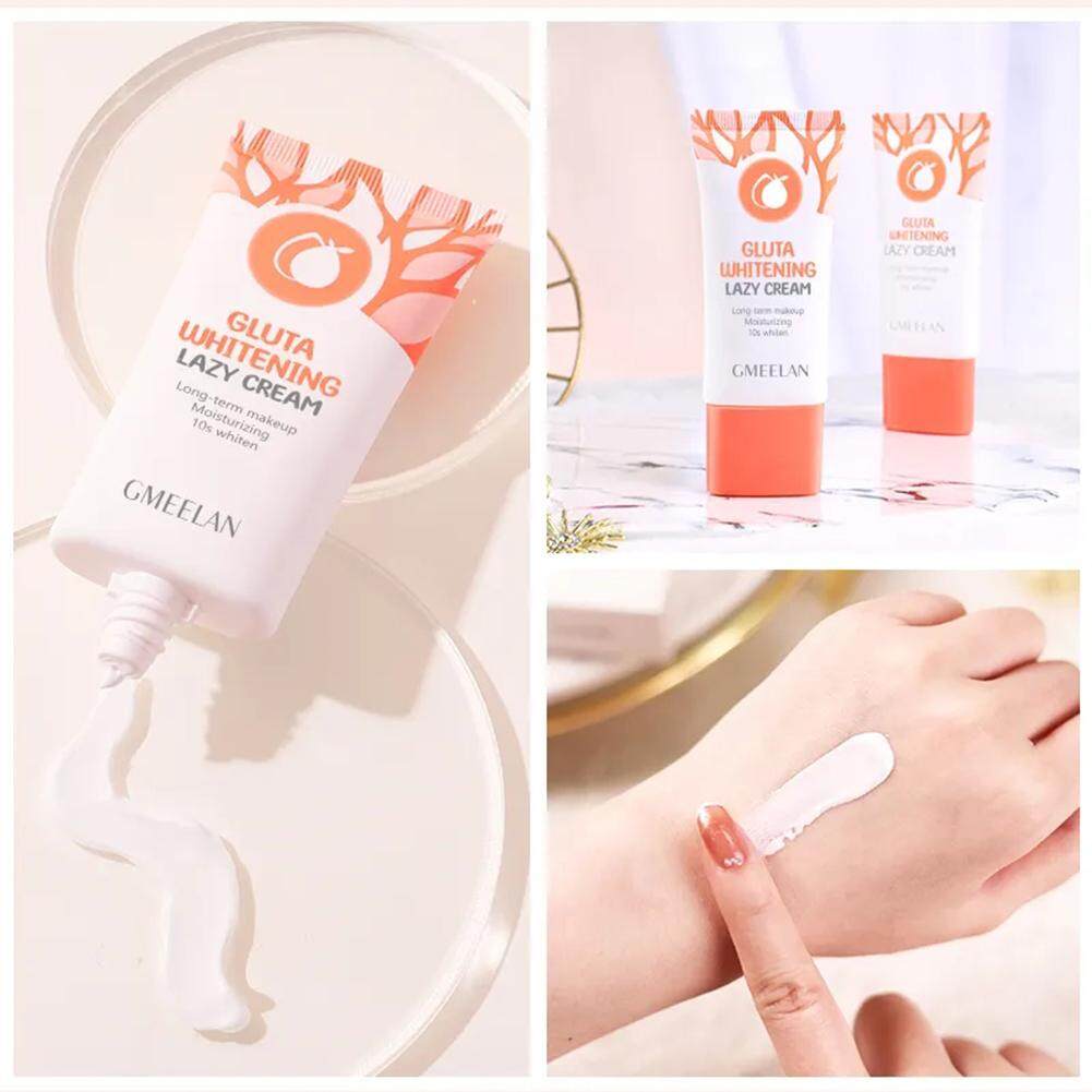 Gmeelan cam Gel tẩy tế bào chết chà kem 50g + gmeelan Gluta làm trắng kem lười Gluta Kem làm trắng da 50g