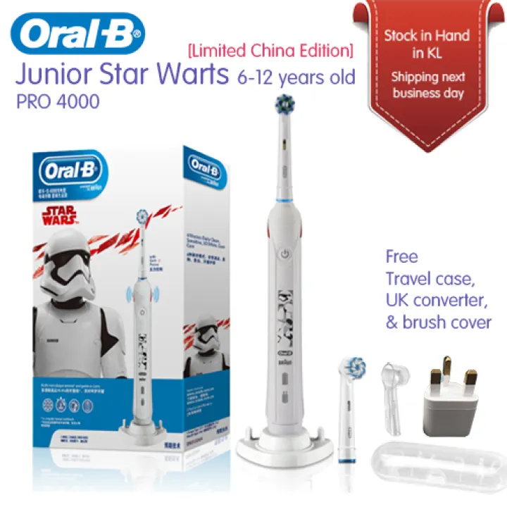 oral b junior star wars electric toothbrush