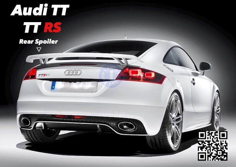 Audi TT MK2 TTRS RS rear boot trunk gt spoiler wing lip bodykit body