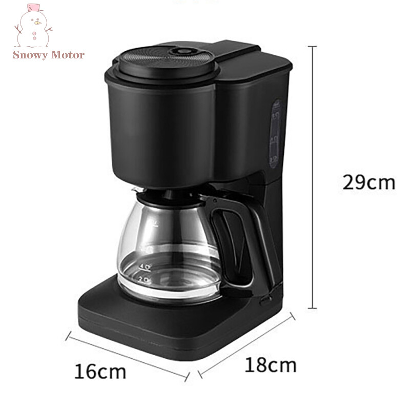 Drip Coffee Maker 600w High Power 6 Cups Large Capacity Kitchen Automatic Espresso Machine Espresso Maker