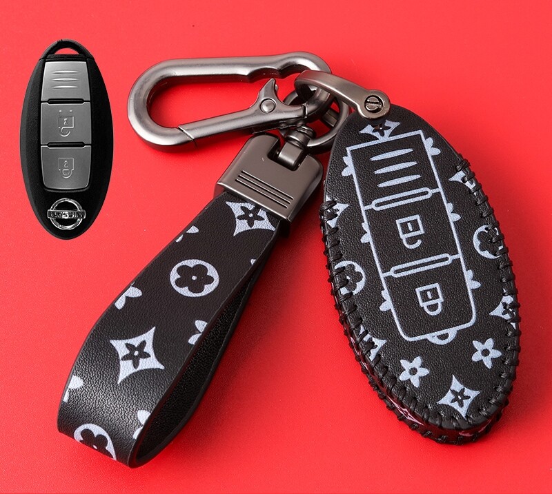 For Nissan key case TPU leather case 2 3 4 key key case