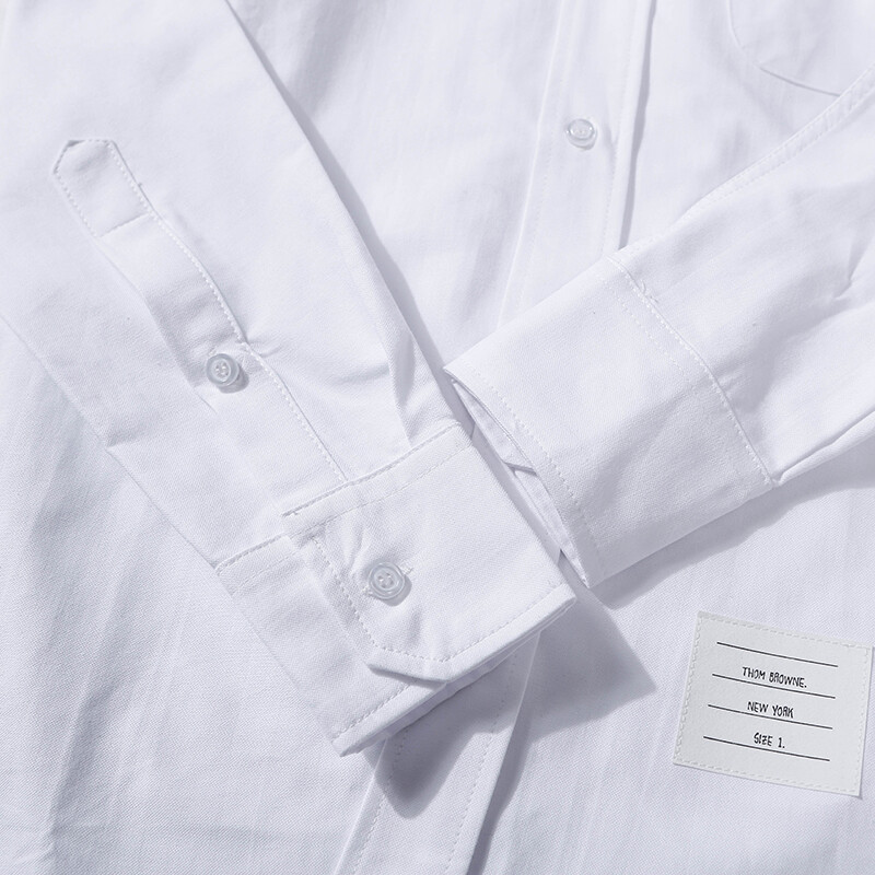 Thom Browne Short streamer on sleeve Shirts