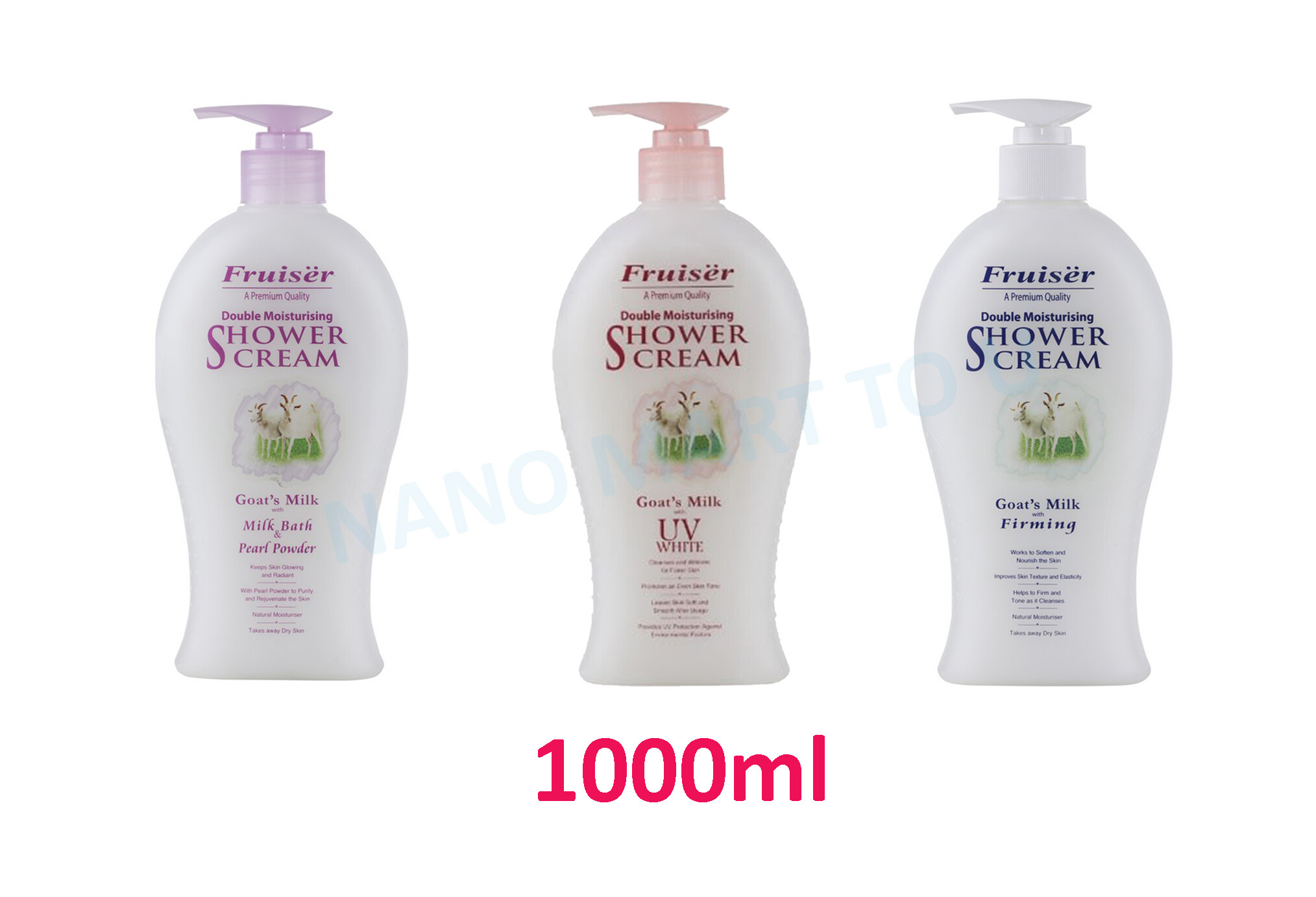 Fruiser Shower Cream Goat's Milk 1000ML Lazada