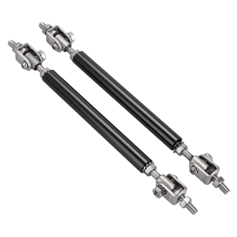 2pcs Universal Racing Adjustable Front Rear Bumper Lip Splitter Support Bar Kit Racing 75mm Car Styling Tunning