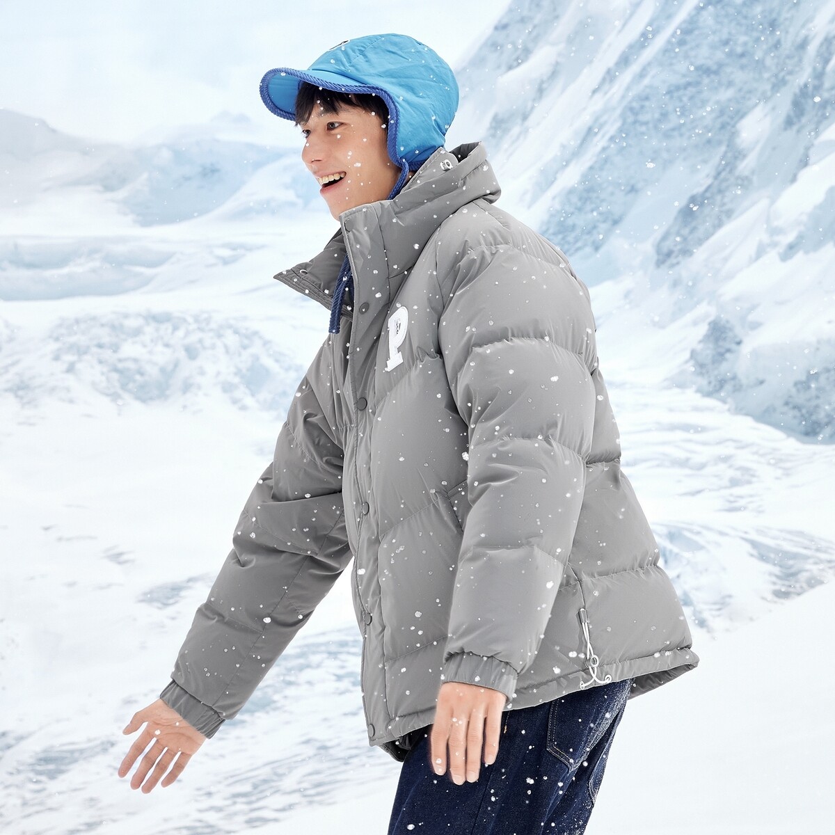 Semir Down Jacket Men Trendy Winter Light Warm Genderless Jacket Stand Collar Casual Down Jacket