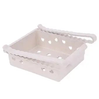 Free Shipping Lifly 1 Pcs Hollow Fridge Organizer Pull Out Drawer
