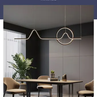 modern led chandeliers for dining room
