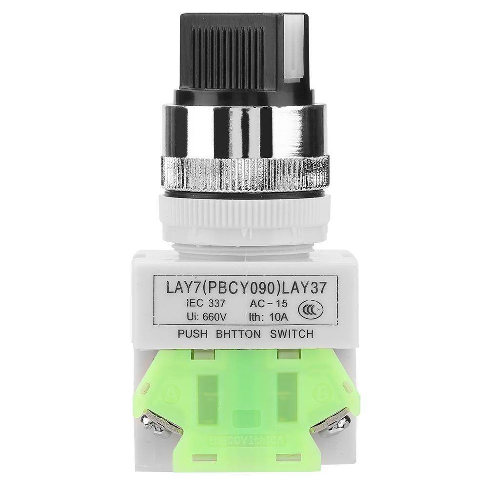 3 Position Selector Self-Locking Rotary Switch LAY37-20X/31