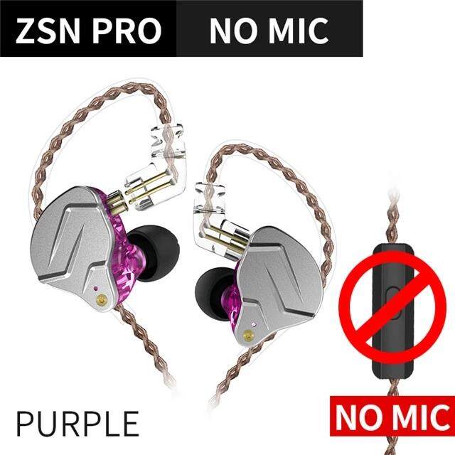 KZ ZSN PRO BA + DD Tai Nghe Nhét Tai Bằng Kim Loại HIFI Công Nghệ Lai, Bass Earbud Thể Thao Khử Tiếng Ồn ZS10 PRO ZST AS10 ES4 ZSTX ZSX