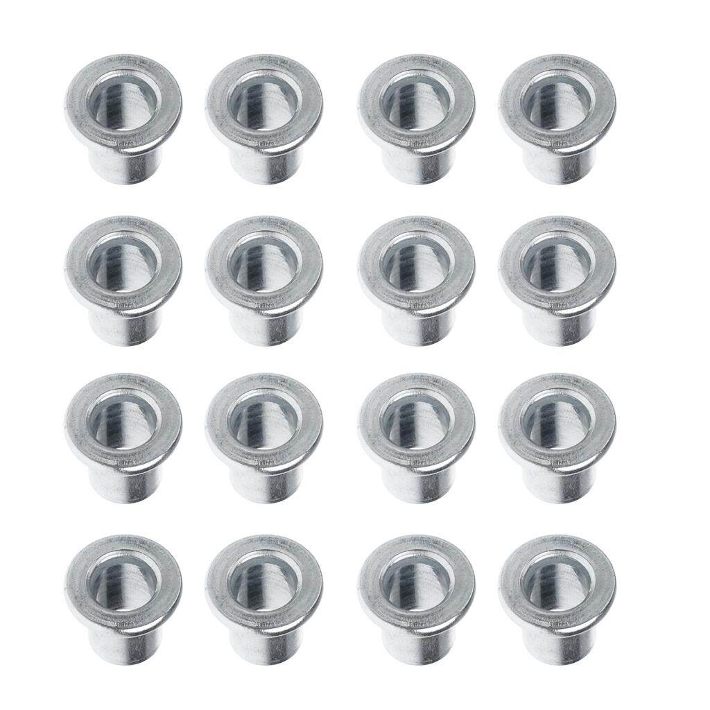 Baosity 16pcs Iron Inline Roller Skate Wheels Bearing Spacers Corrosion Resistant