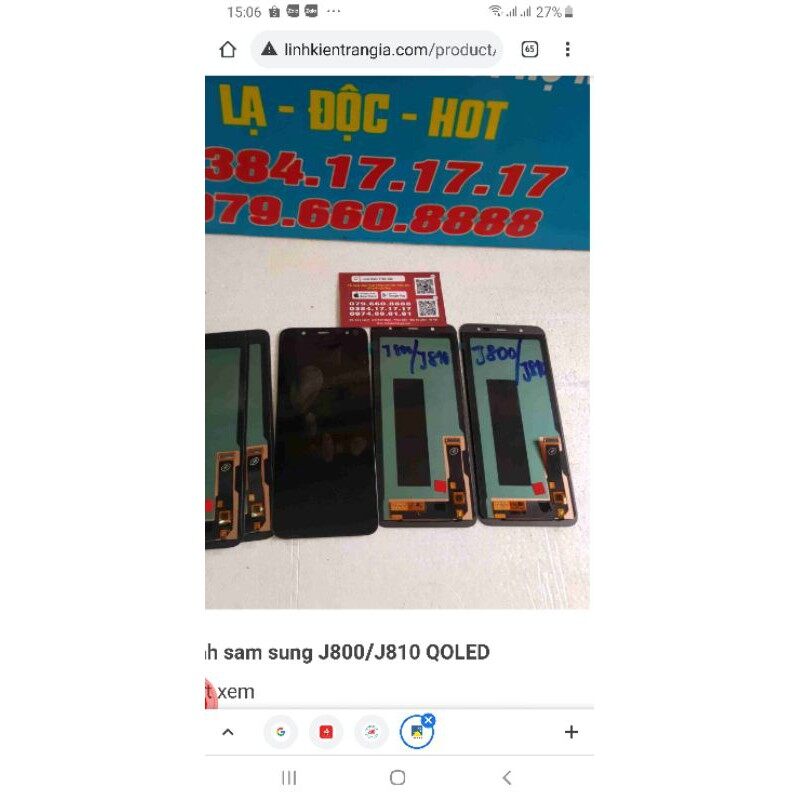 Màn hình sam sung j800/j810 qoled