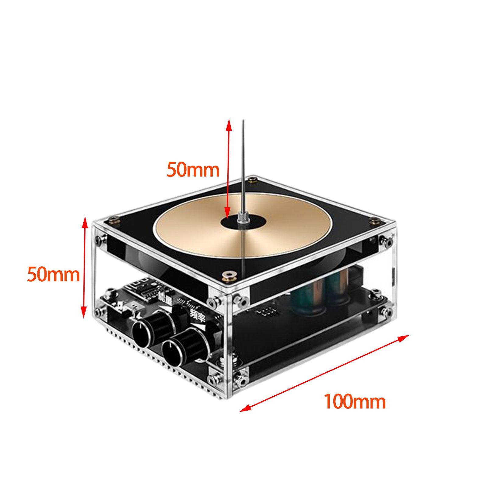 Blesiya 10 cm Music Tesla Coil Artificial Lightning Long ARC Education Tool