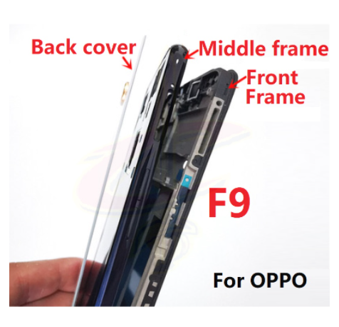 Vỏ Ốp Lưng Cho OPPO F9 Khung Giữa Khung Trước