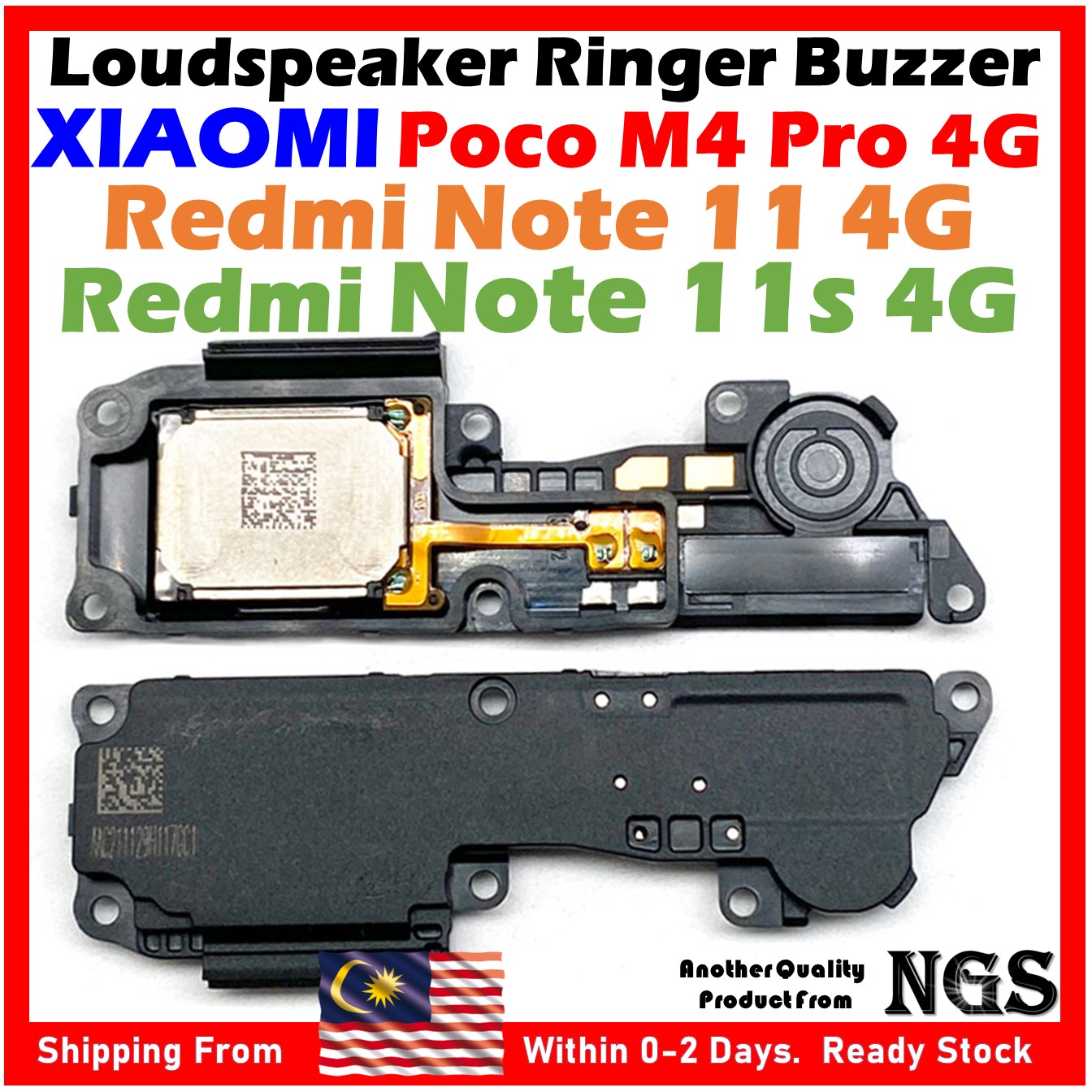 Cicalino Altoparlante Di Ricambio Per Xiaomi Redmi Note 11 4G E Redmi Note 11S – Suoneria Originale, Sostituzione Facile