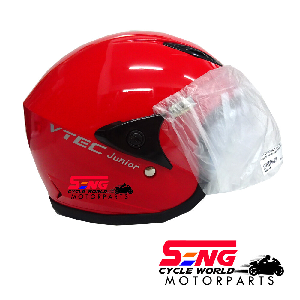 LTD VTEC JUNIOR VISOREX KID HELMET-RED Lazada