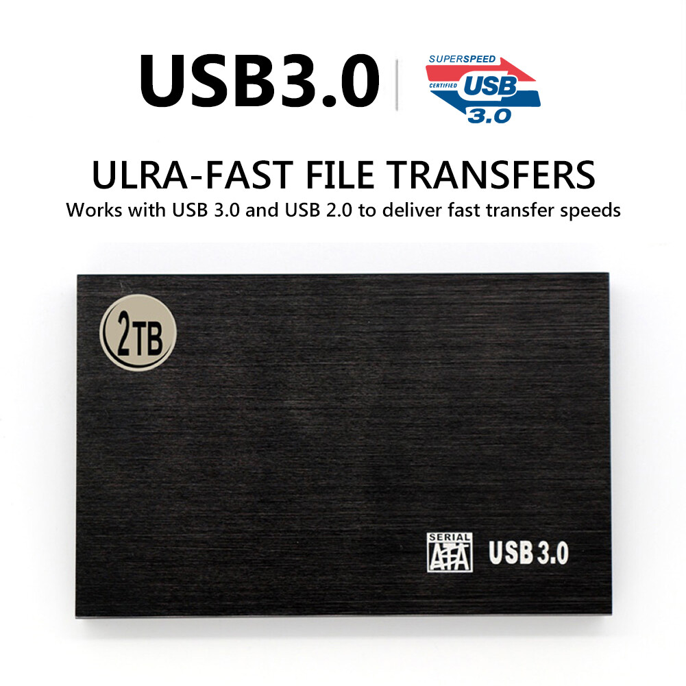 IN STOCK500G/1T/2T Portable 2.5inch USB 3.0 HDD External Storage Hard Disk Drive for PC
