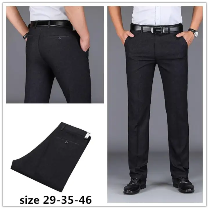 Mens black office trousers Clearance