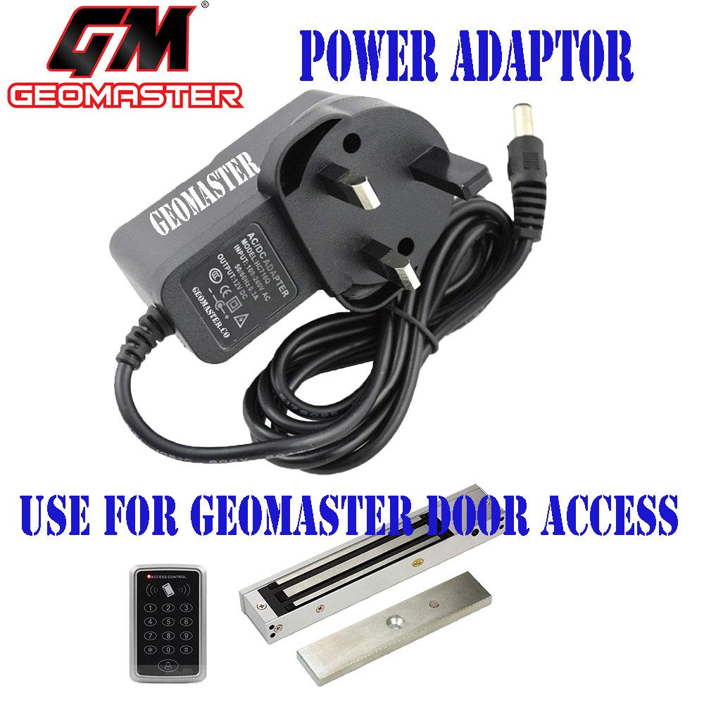 Geomaster Door Access Power Adaptor -12V 2A , Power Adaptor 12V 2000Mah ...