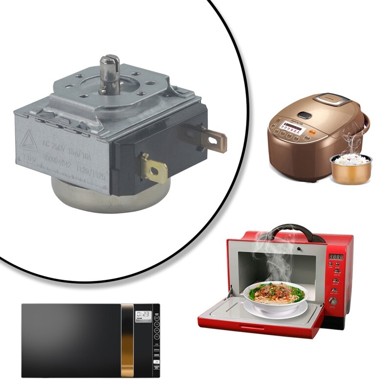 for Time Controller Timer Switch 60 Minutes 60M Round Shaft lacement Timer for Electronic Microwave Oven Cooker Parts