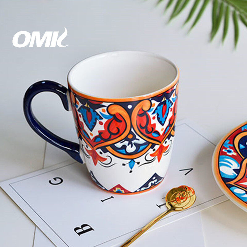 Omk phong cách Mỹ gốm 380ml cốc cốc cà phê