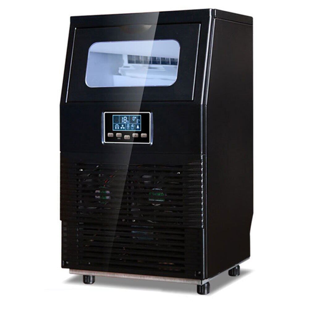 Automatic Ice Maker Machine 50KG Water Inlet Ice Maker Desktop
