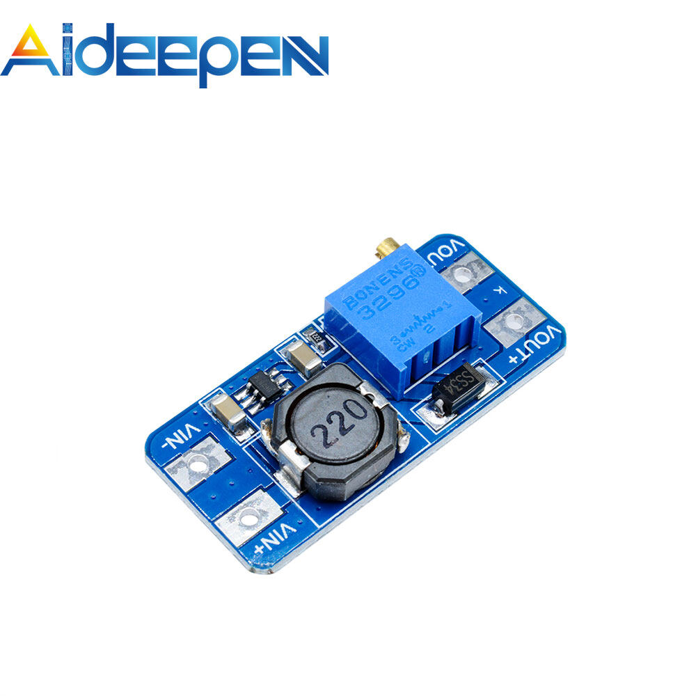 Original aideepen mt3608 dc-dc step up power apply module booster power module 2a for arduino