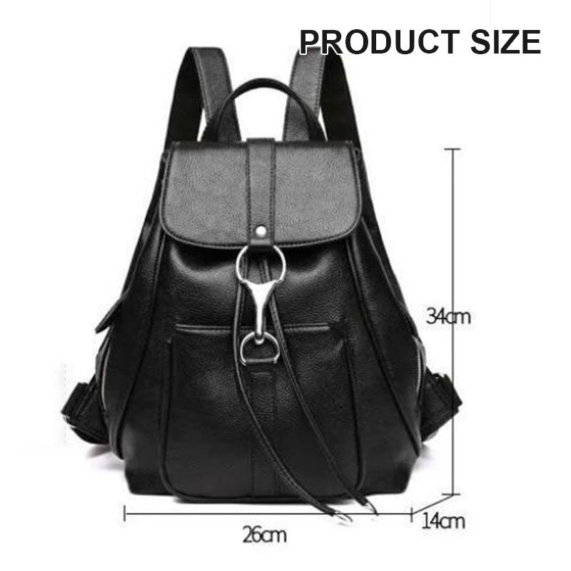 CHIC JOY New women's bag trend leisure backpack PU leather backpack