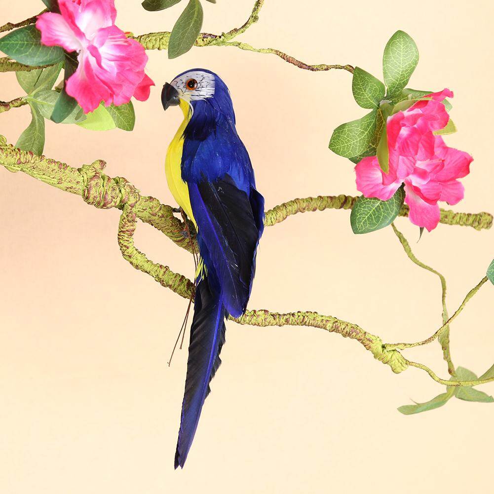 Creative Foam Feather Artificial Parrot Imitation Bird Model Home Ornament