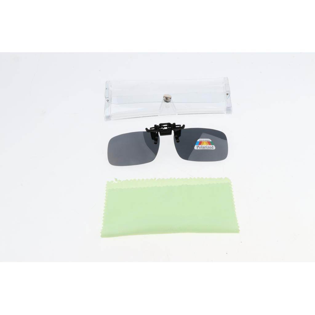 Blesiya Polarized Clip On Driving Eyeglass Frameless Sunglasses Lenses
