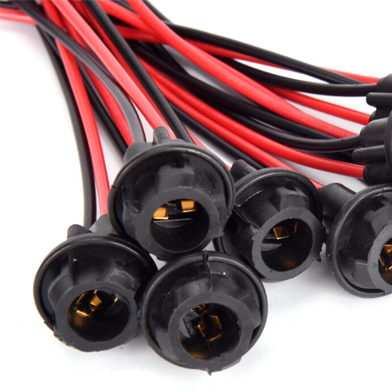 Yepingdianzi T10 W5W Light Bulb Socket Holder fit Car Truck Boat Soft Rubber Connector Hot