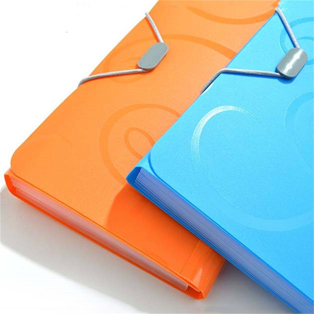 MMLUCK Office Stationery Bill Folder File Bag File Organizer Family Folder File Folder Document Bag Organ Bag A6 Expanding Wallet