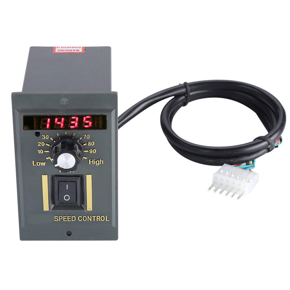 AC 220V 50Hz 15-400W Digital Adjustable Stepless Motor Motor Speed Controller Speed Controller 0-1450rpm