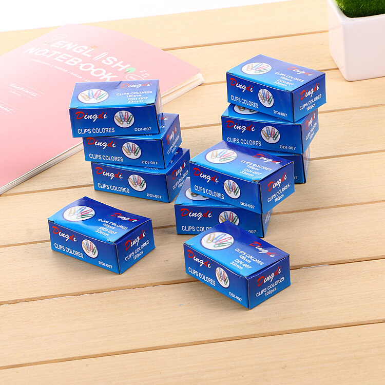 Kẹp ghim nhiều màu 70 chiếc/hộp