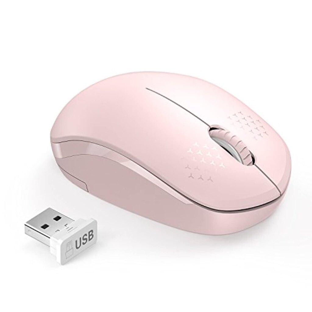 Chuột Không Dây, Chuột Văn Phòng Mỏng 2.4G Có Đầu Thu USB-Chuột Máy Tính Xách Tay Cho PC, Máy Tính Bảng, Máy Tính Xách Tay Mini