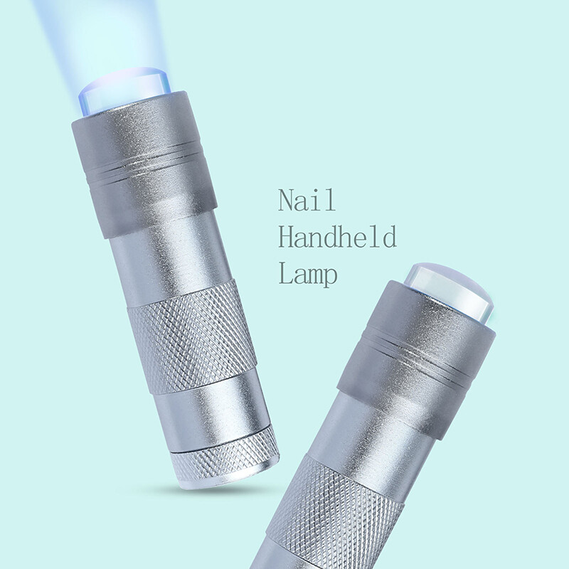 BEAUTYBIGBANG Handheld Nail Art UV Press Light Lamp With Jelly Silicone Stamper Head Stamp  Print Portable Quick Dry Lamp Tool