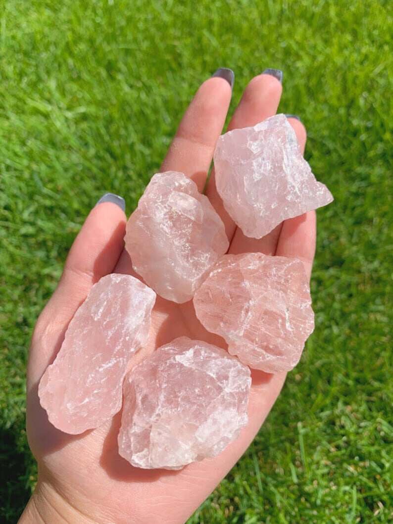 Rose Quartz Crystal - Rose Quartz Stone - Raw Rose Quartz - Rose Quartz - Healing Crystals and Stones - Heart Chakra Crystals