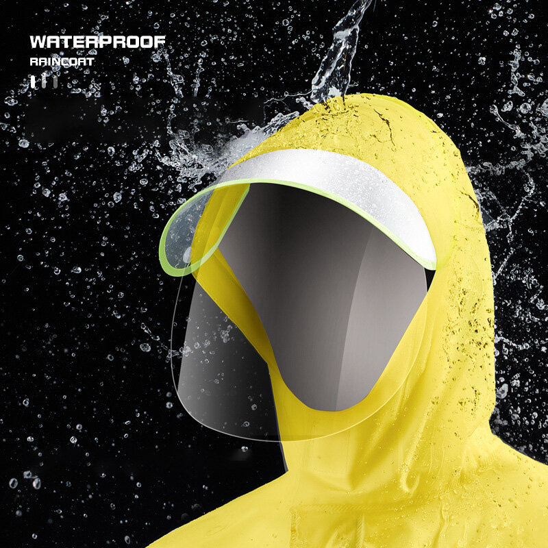 LIVE GREAT Raincoat Rainstorm Proof Breathable Not Easily Damaged Stylish Split Raincoat